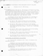 Board of Trustees Meeting Minutes July 1980