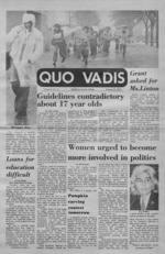 Quo Vadis - vol. 08 no. 12 - Fall 1973