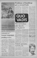 Quo Vadis - vol. 08 no. 20 - Fall 1973