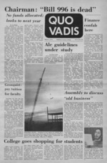Quo Vadis - vol. 08 no. 33 - Spring 1974