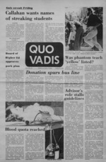 Quo Vadis - vol. 08 no. 36 - Spring 1974