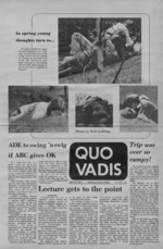 Quo Vadis - vol. 08 no. 46 - Spring 1974