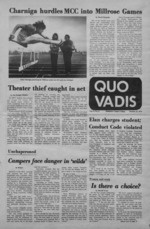 Quo Vadis - vol. 09 no. 06 - Fall 1974