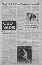 Quo Vadis - vol. 09 no. 09 - Fall 1974