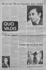 Quo Vadis - vol. 09 no. 11 - Fall 1974