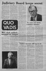 Quo Vadis - vol. 09 no. 12 - Fall 1974