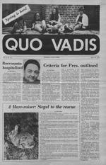 Quo Vadis - vol. 09 no. 23 - Spring 1975