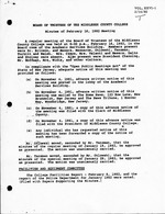 Board of Trustees Meeting Minutes February 1982