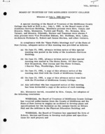 Board of Trustees Meeting Minutes July 1982