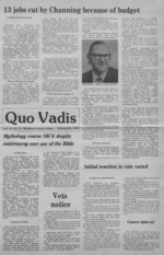 Quo Vadis - vol. 14 no. 16 - Spring 1981