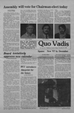 Quo Vadis - vol. 16 no. 09 - Fall 1981
