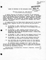 Board of Trustees Meeting Minutes April 1983