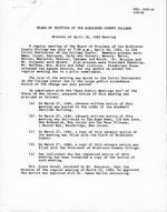 Board of Trustees Meeting Minutes April 1984