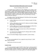 Board of Trustees Meeting Minutes May 2020