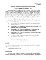 Board of Trustees Meeting Minutes December 2020