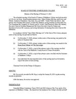 Board of Trustees Meeting Minutes February 2021