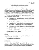 Board of Trustees Meeting Minutes June 2021