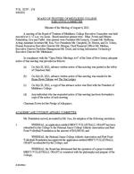 Board of Trustees Meeting Minutes August 2021