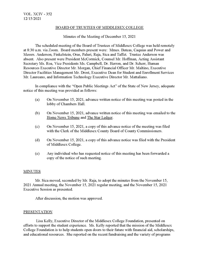 Board of Trustees Meeting Minutes December 2021 - New Page