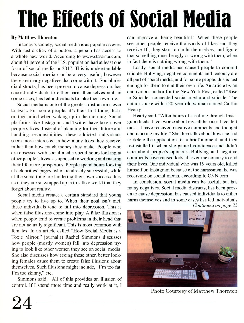 Blue Colt Vibe: Journal of Thought - Spring 2019 - Page 24