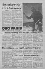 Quo Vadis - vol. 17 no. 10 - Fall 1982