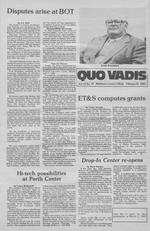 Quo Vadis - vol. 19 no. 12 - Spring 1985
