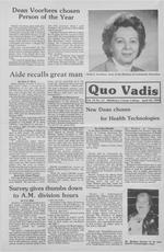 Quo Vadis - vol. 19 no. 17 - Spring 1985