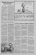 Quo Vadis - vol. 20 no. 20 - Spring 1986