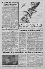 Quo Vadis - vol. 21 no. 03 - Fall 1986