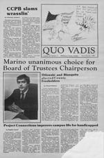 Quo Vadis - vol. 21 no. 09 - Fall 1986