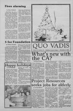 Quo Vadis -  vol.  21 no. 10 -  Fall 1986
