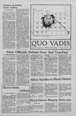 Quo Vadis - vol. 21 no. 14 - Spring 1987