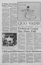Quo Vadis - vol. 21 no. 16 - Spring 1987