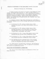 [1976] Board of Trustees meeting material Box 1.3: February 1976-July 1976