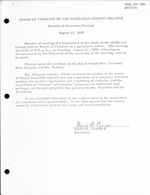 [1976-1977] Board of Trustees meeting material Box 1.3: August 1976-February 1977