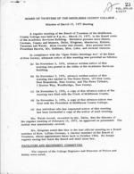 [1977] Board of Trustees meeting material Box 1.3: March 1977-July 1977